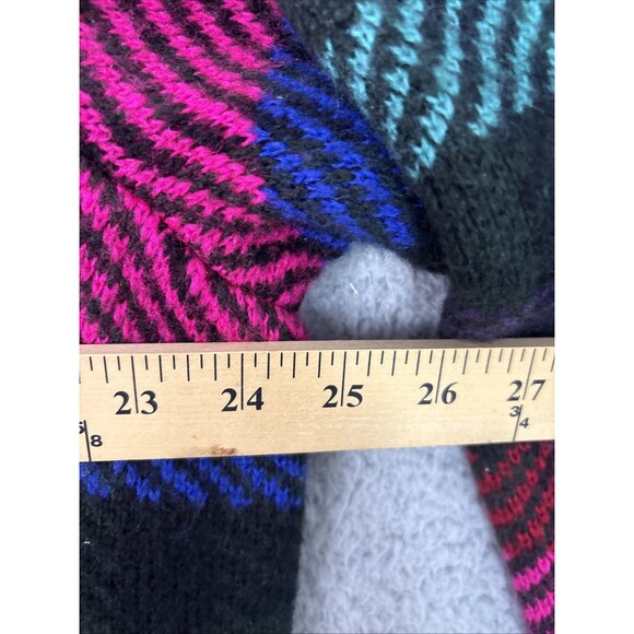 Torrid Notched Collar Cardigan Sweater Plaid Multi Size 4 4X 26 Car Coat - Picture 5 of 7